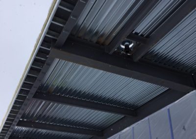 Cafe Roof Drains Instillation