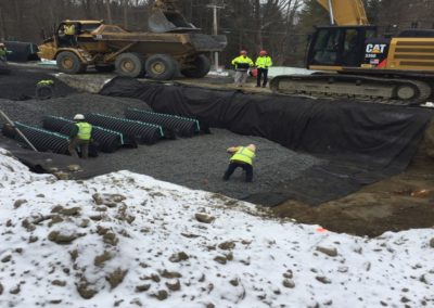 Cultec Drainage System at Dock