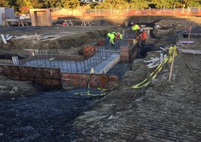 Pouring Footings at Studio A