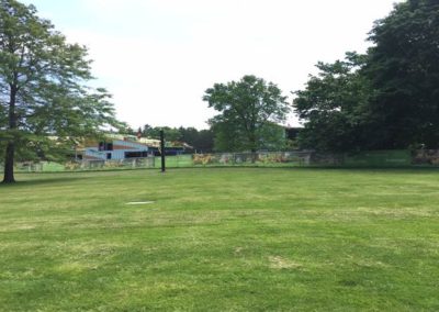 View of the site from the Ozawa Hall side