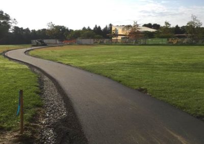 Pathway from Ozawa Hall to center for music and learning