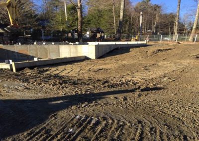 Toilet building backfilled at Ozawa Building