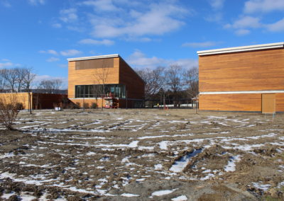 View of Studio A and Studio B from Parking Lot